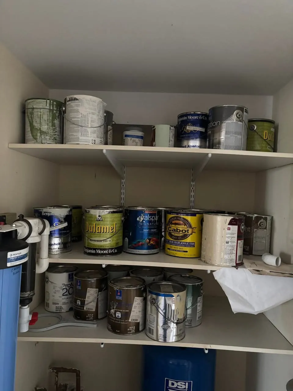 Residential Junk Removal in Lake Norman Area — PAINT / HOUSEHOLD ITEMS