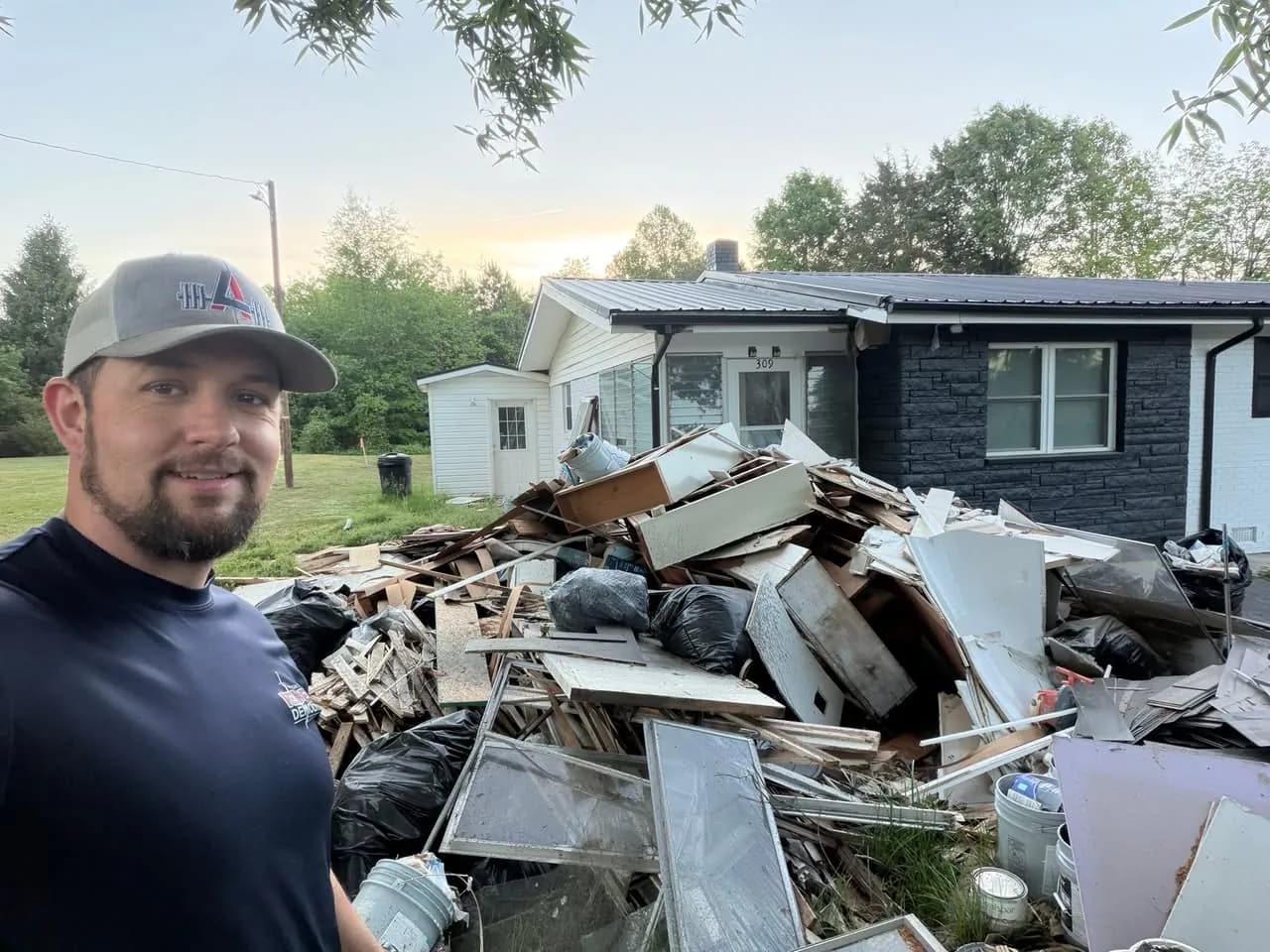 Residential Debris Removal in Maiden, NC — BEFORE
